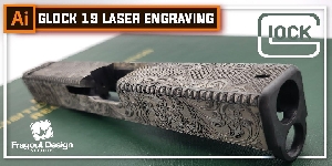 First Attempt Glock 19 Slide Using My Fiber Laser Engraving Machine