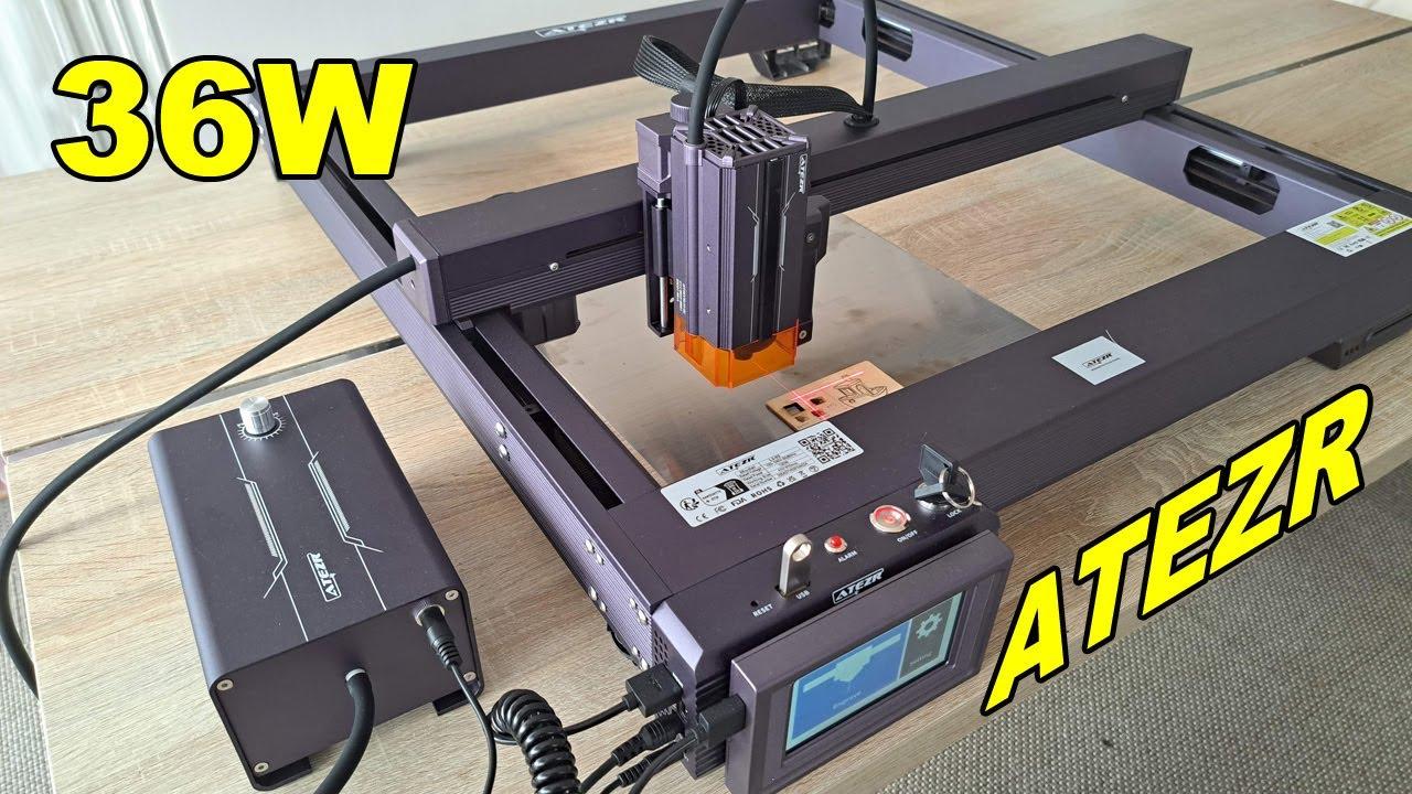 Atezr L2 36W diode laser engraver review