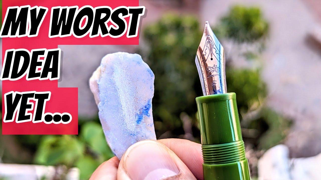 This Didn't Go As Planned - Grinding A Fountain Pen Nib With A Stone This Didn't Go As Planned - Grinding A Fountain Pen Nib With A Stone