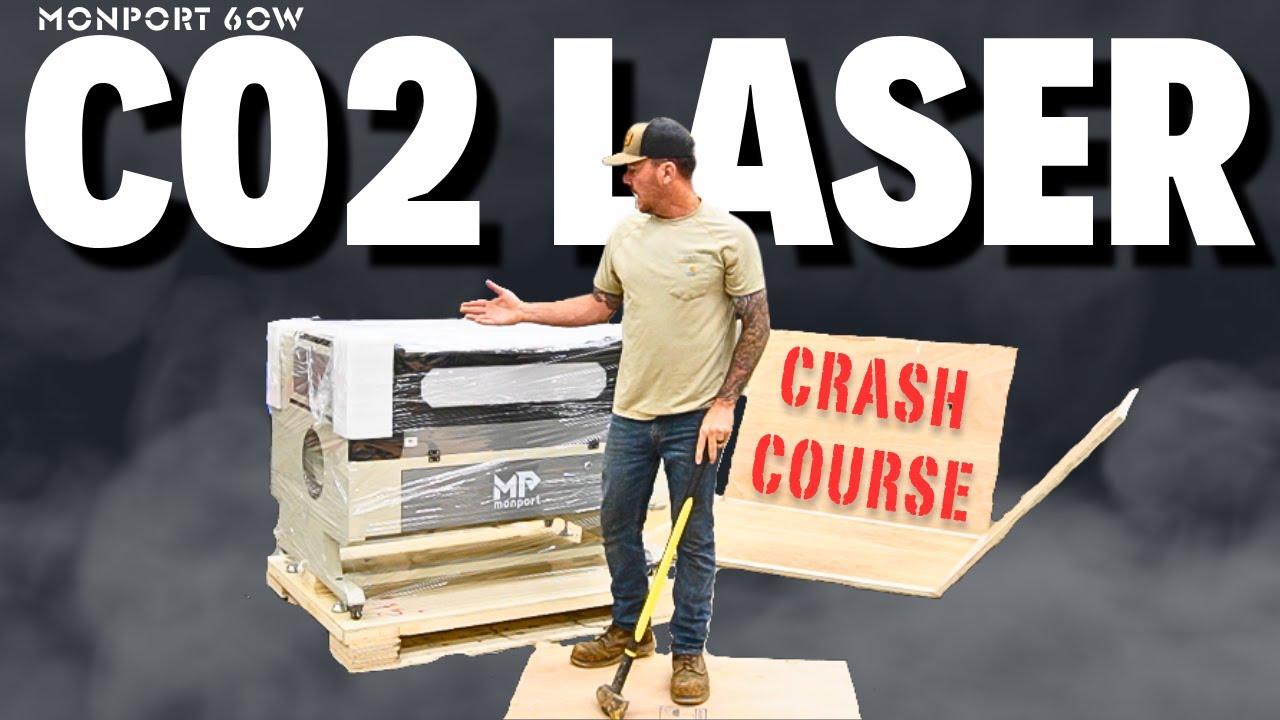 Monport 60W CO2 Laser...Everything You Need To Get Started!